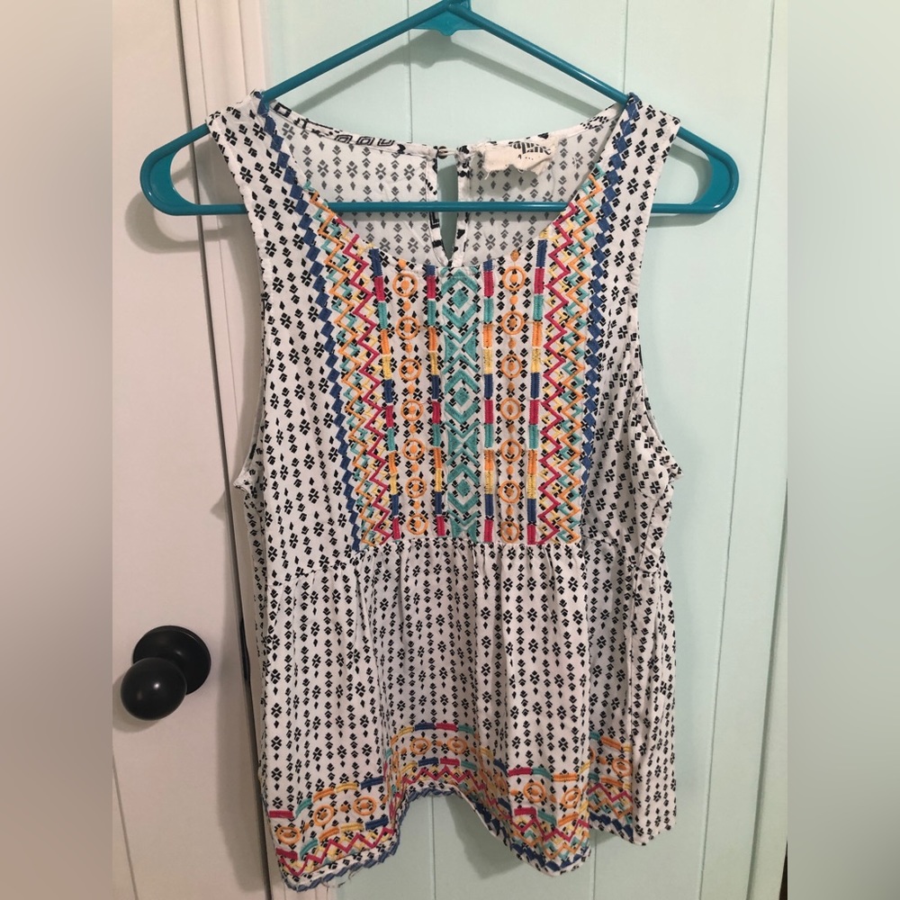 Savanna Jane Embroidered Tank Top